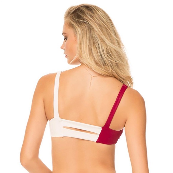 Tori Praver colorblock bikini top - Picture 2 of 3